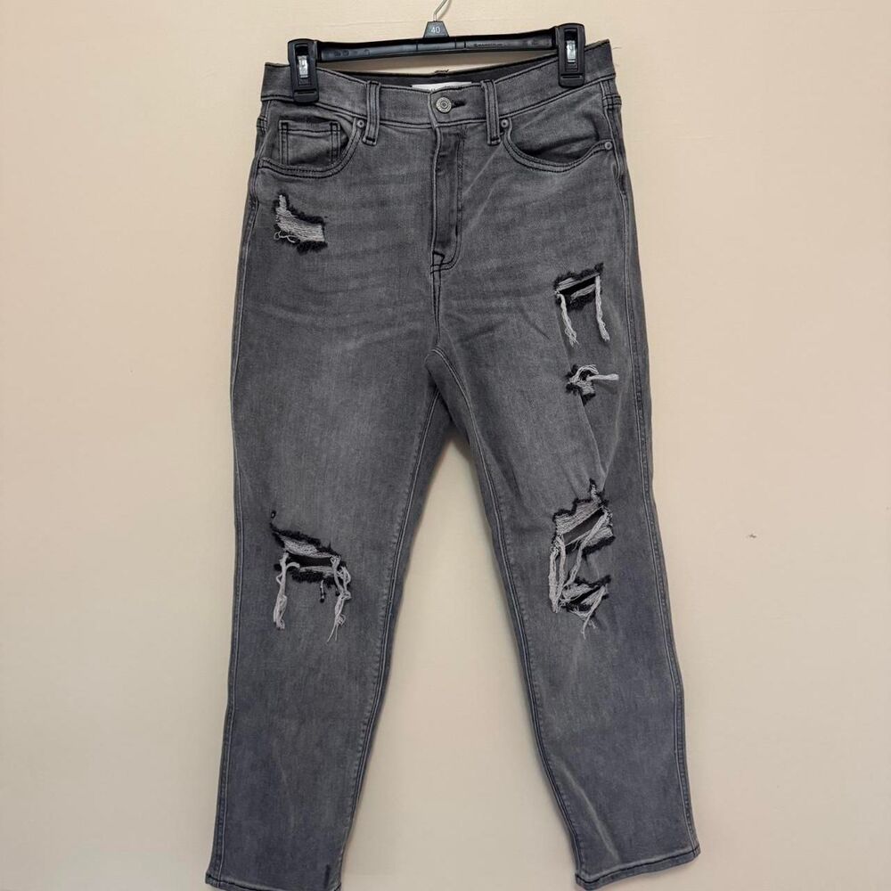 Eunina Rocky Super High Rise Boyfriend Ankle Jeans Size 7/28